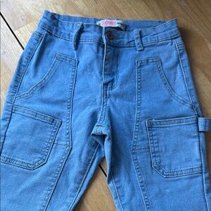 Diva denim Light Blue Skinny cargo Jeans